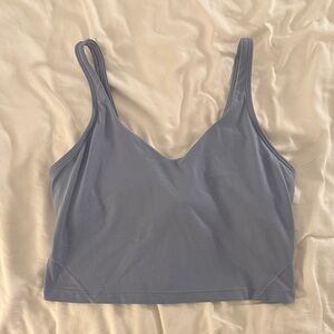 lululemon athletica Blue V-Neck bra top